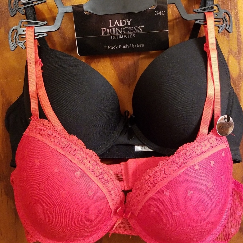NEW 2 pack bras size 34C